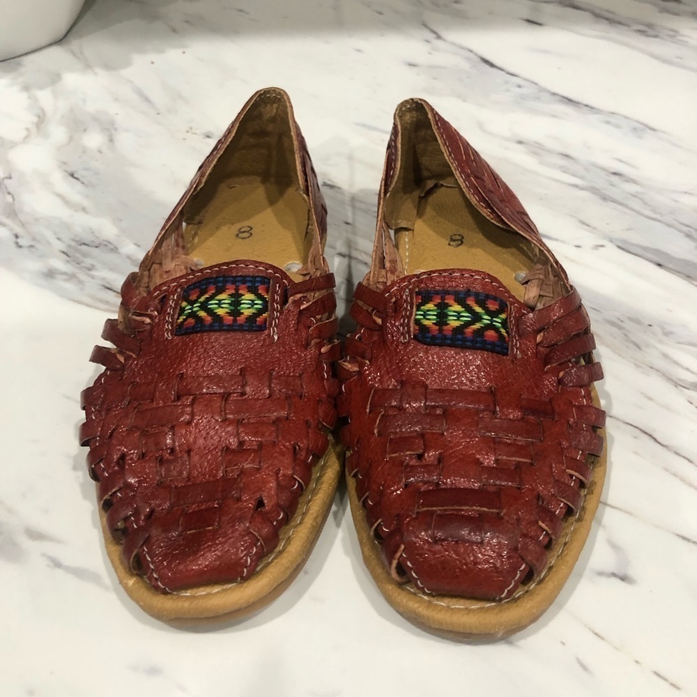 Kids woven slip on shoes from Mexico